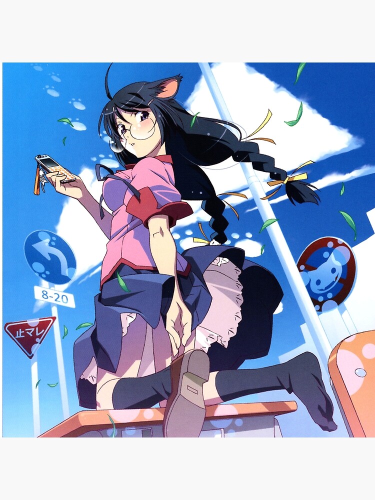 Honeko With Blue Sky Throw Pillow - Image 2