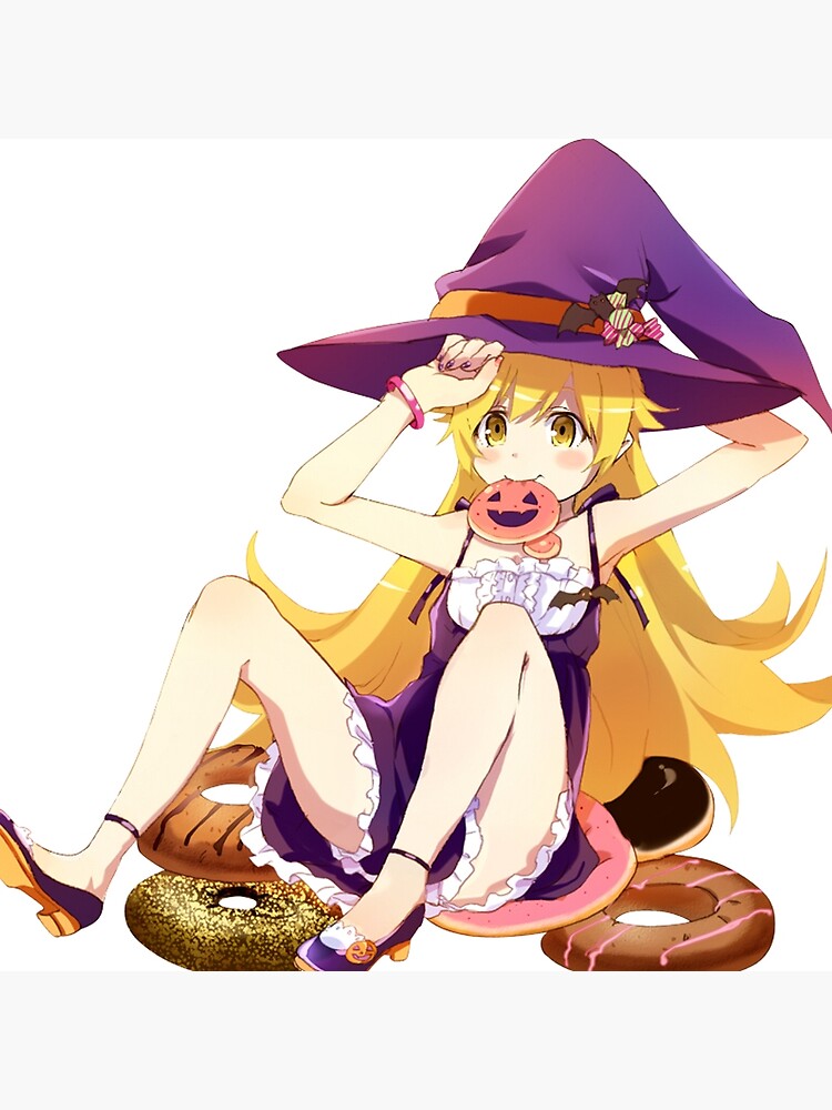 Doughnut Witch Shinobu Monogatari Throw Pillow - Image 2