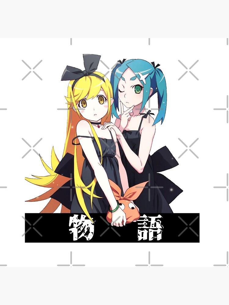 Shinobu X Yotsugi Throw Pillow - Image 2