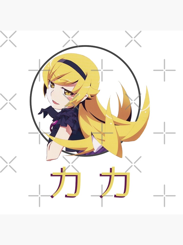 Kaka Oshino Shinobu Throw Pillow - Image 2