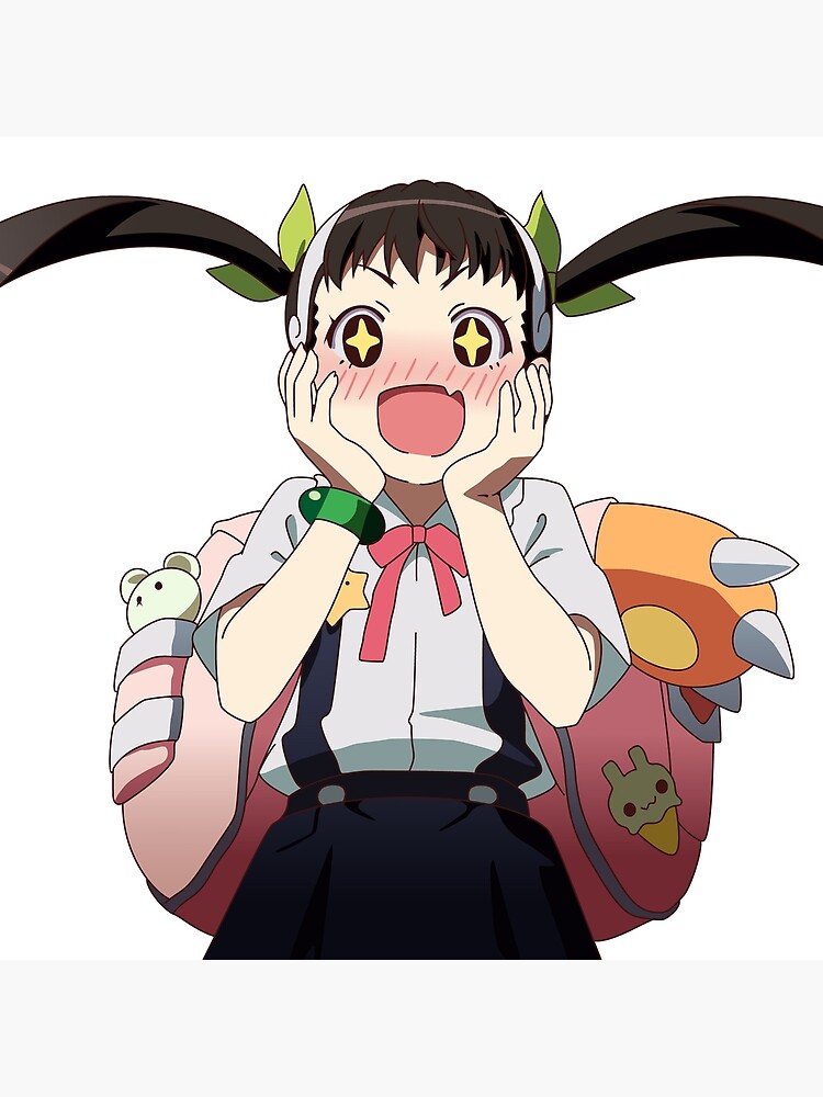 Cute Hachikuji Monogatari Throw Pillow - Image 2