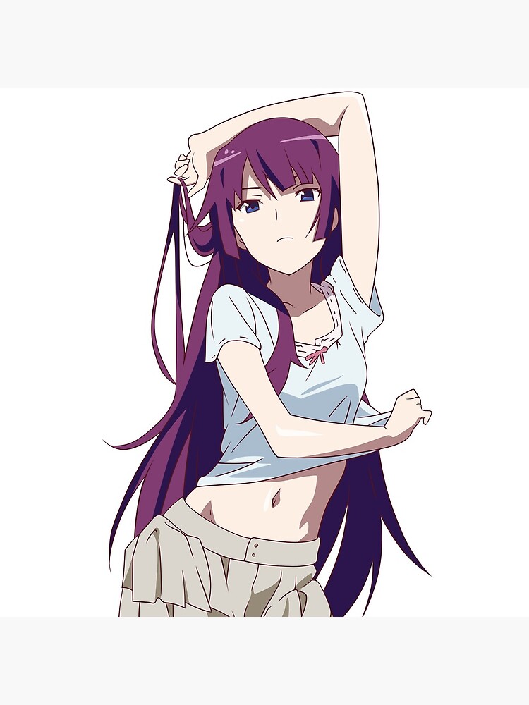 Sexy Senjougahara Hitagi Monogatari Throw Pillow - Image 2