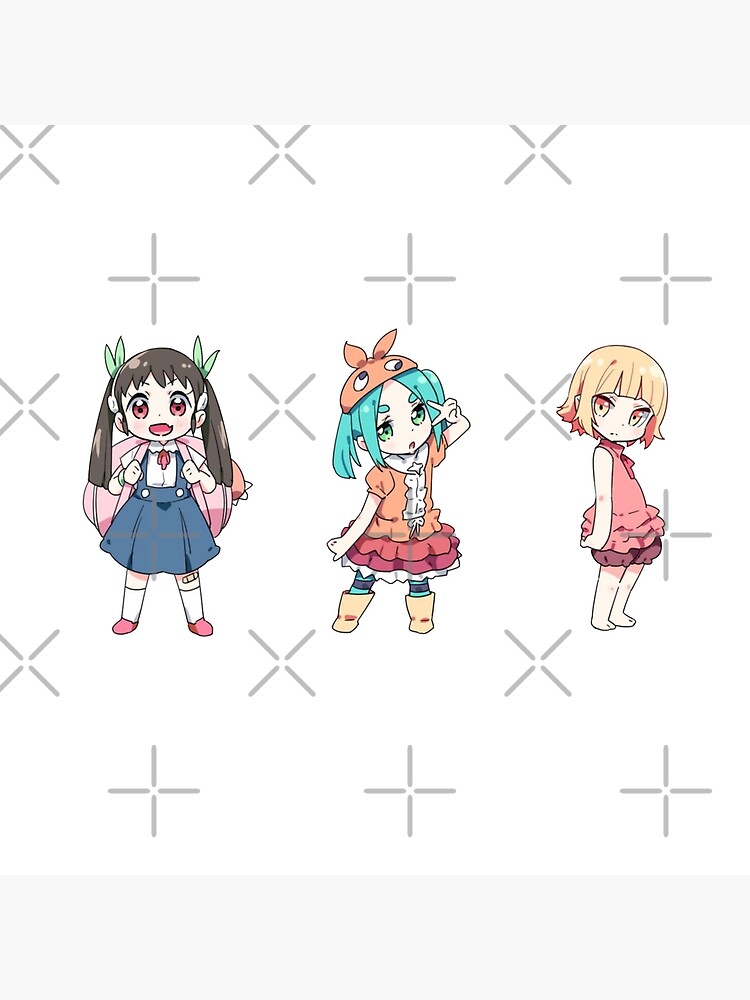 Monogatari Ononoki X Tsubasa And Shinobu Throw Pillow - Image 2