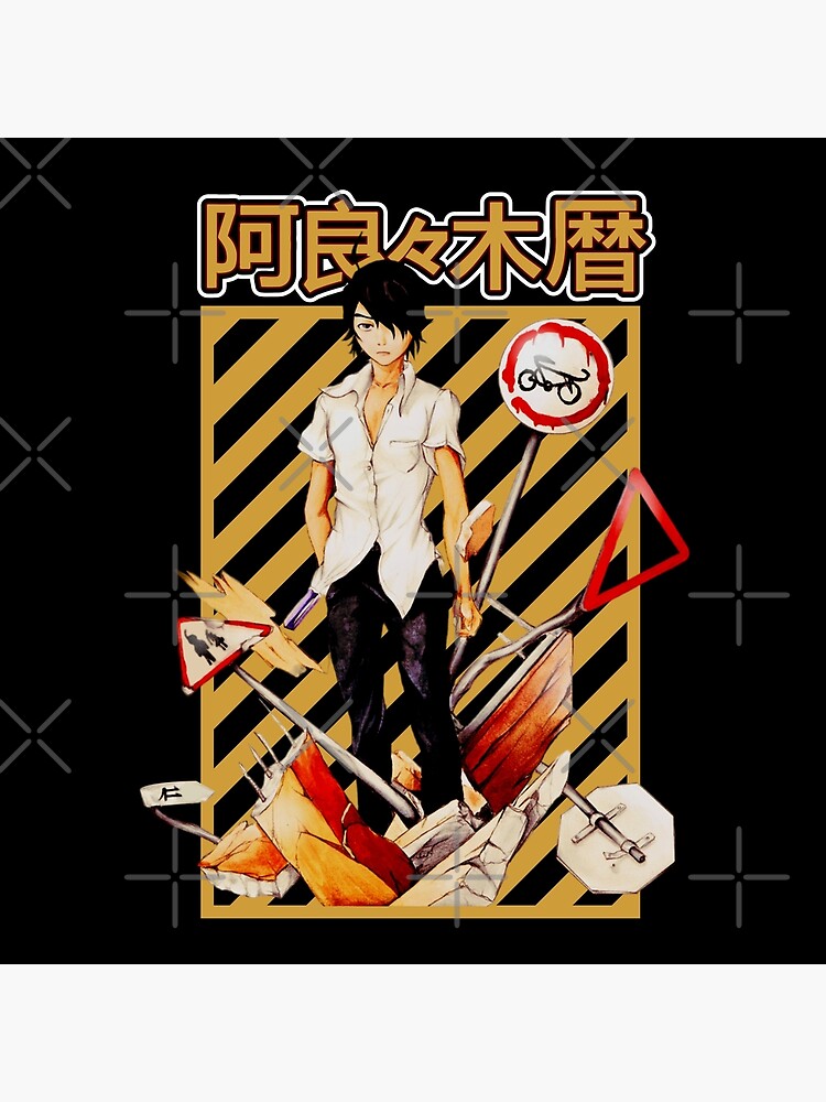 Koyomi Araragi Badas Pose Throw Pillow - Image 2