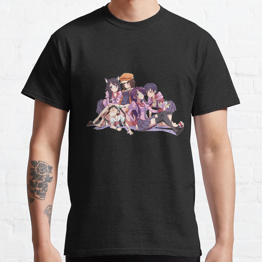 Cute Characters Monogatari T-shirt - Image 2