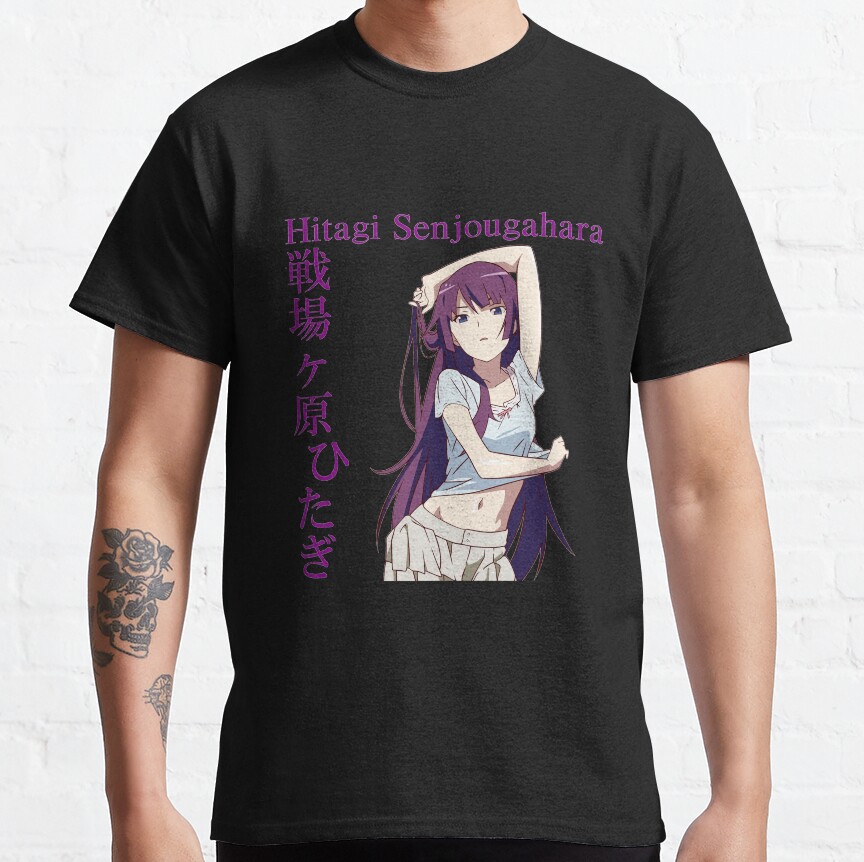 New Design Hitagi Senjogahara T-shirt - Image 2