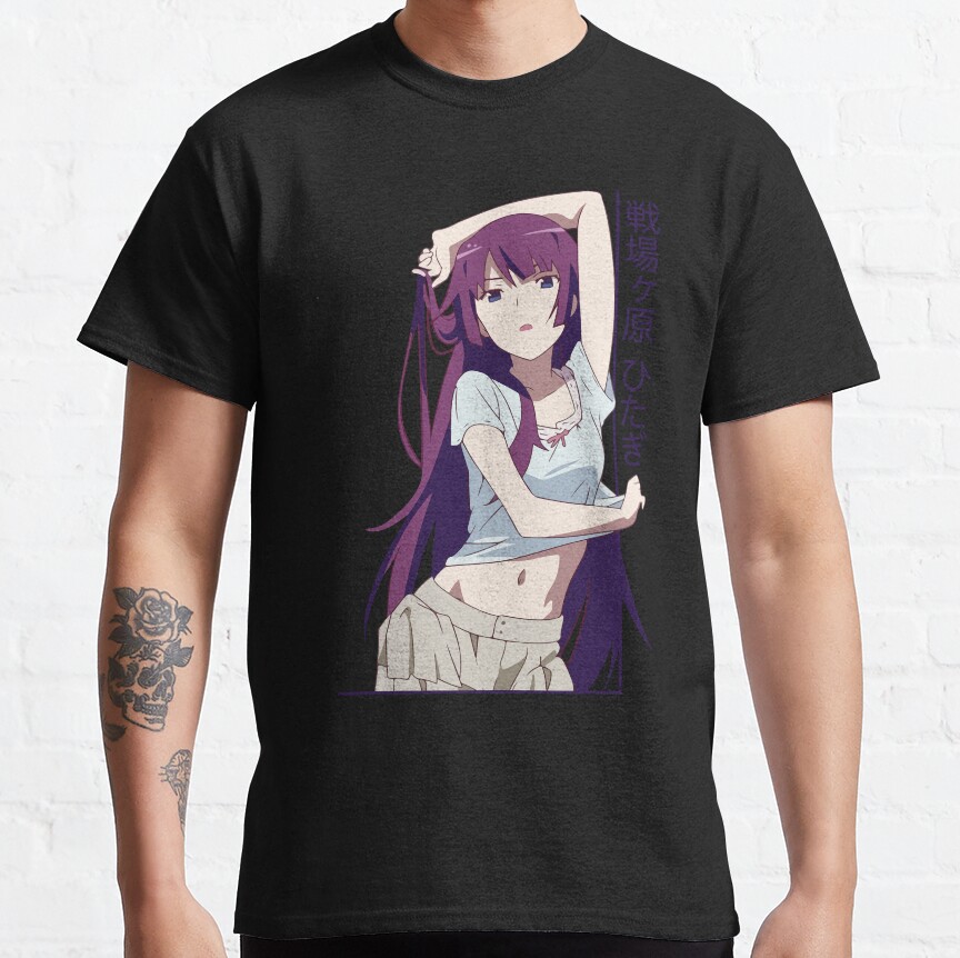 Senjougahara Hitagi Sexy T-shirt - Image 2