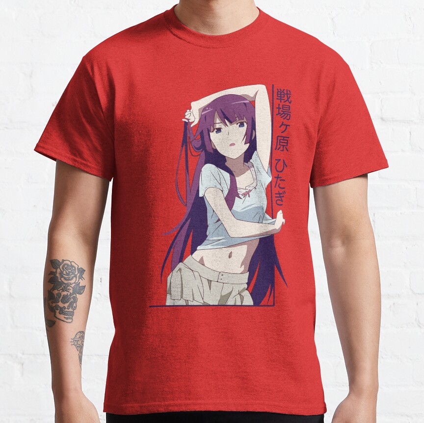 Senjougahara Hitagi Sexy T-shirt - Image 5