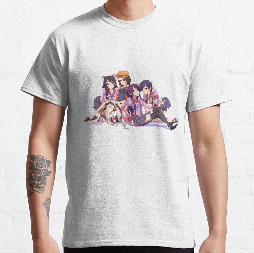 Cute Characters Monogatari T-shirt