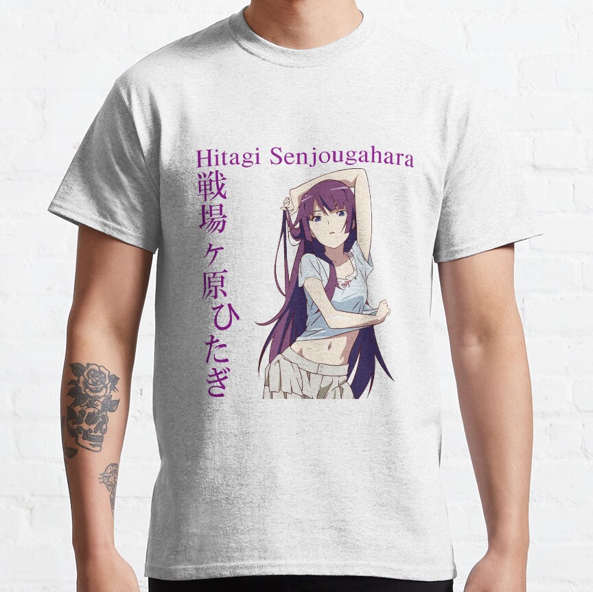 New Design Hitagi Senjogahara T-shirt