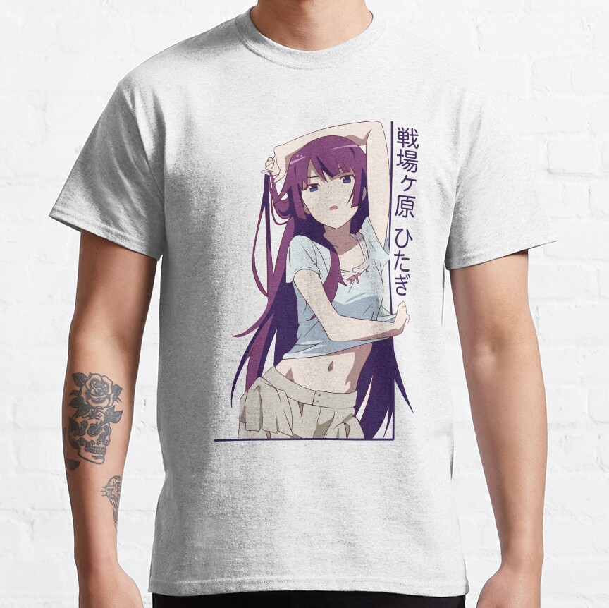 Senjougahara Hitagi Sexy T-shirt