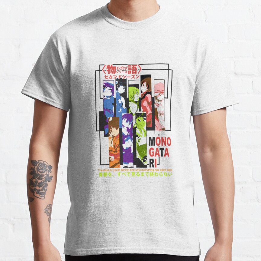 Monogatari Female Characters T-shirt