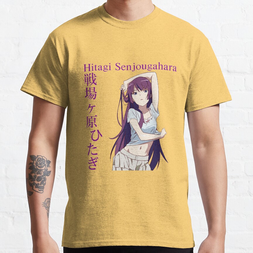 New Design Hitagi Senjogahara T-shirt - Image 6