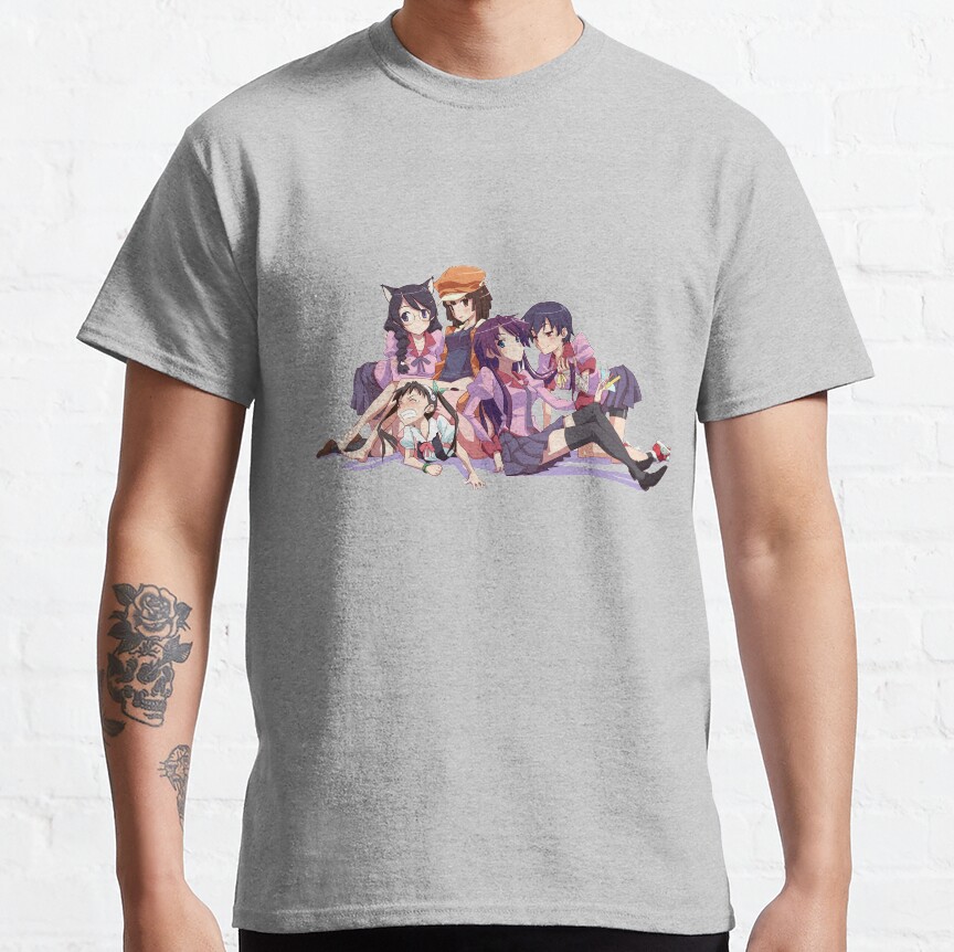 Cute Characters Monogatari T-shirt - Image 3