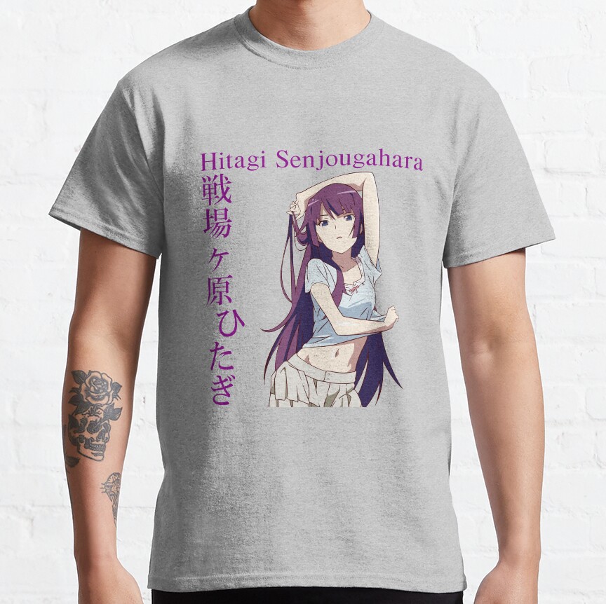 New Design Hitagi Senjogahara T-shirt - Image 3