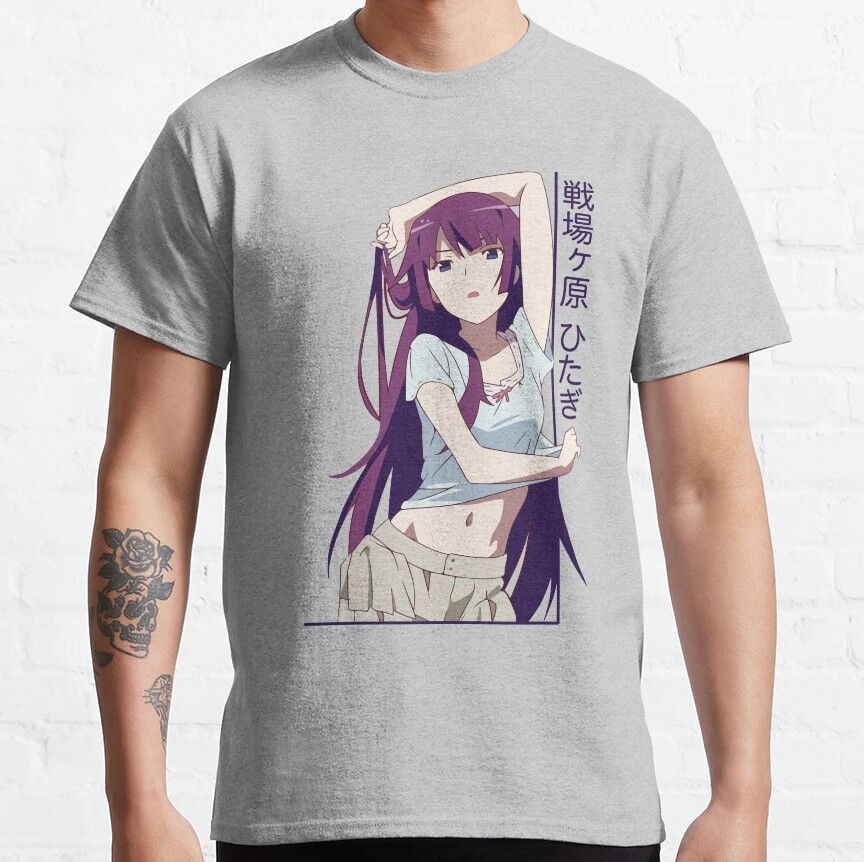 Senjougahara Hitagi Sexy T-shirt - Image 3