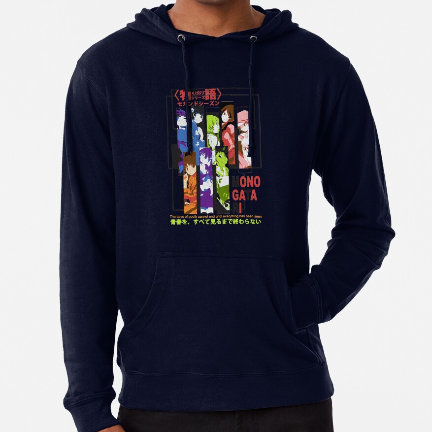 Monogatari Female Characters Hoodie - Image 5