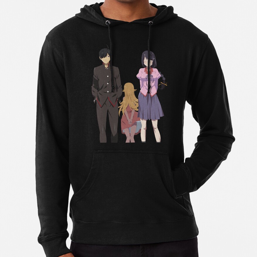 Koyomi Shinobu And Hanekawa Monogatari Hoodie - Image 2