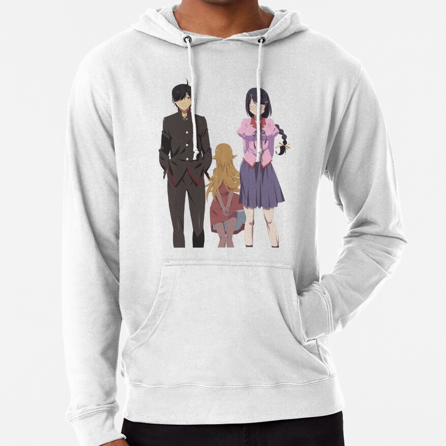 Koyomi Shinobu And Hanekawa Monogatari Hoodie