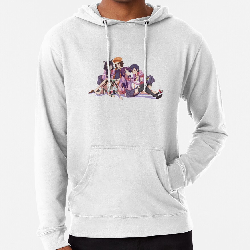 Cute Characters Monogatari Hoodie