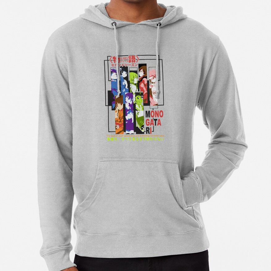 Monogatari Female Characters Hoodie - Image 4