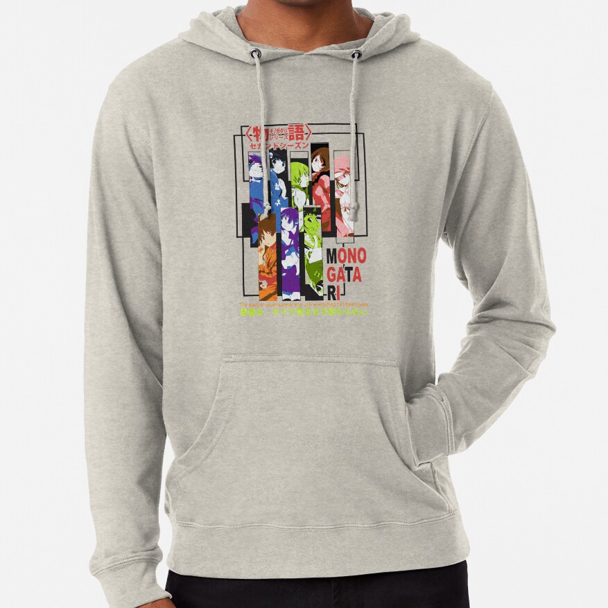Monogatari Female Characters Hoodie - Image 3
