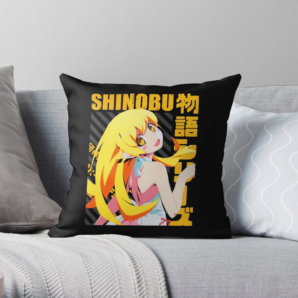 Monogatari Shinobu Oshino Classic Throw Pillow
