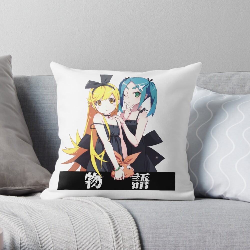 Shinobu X Yotsugi Throw Pillow
