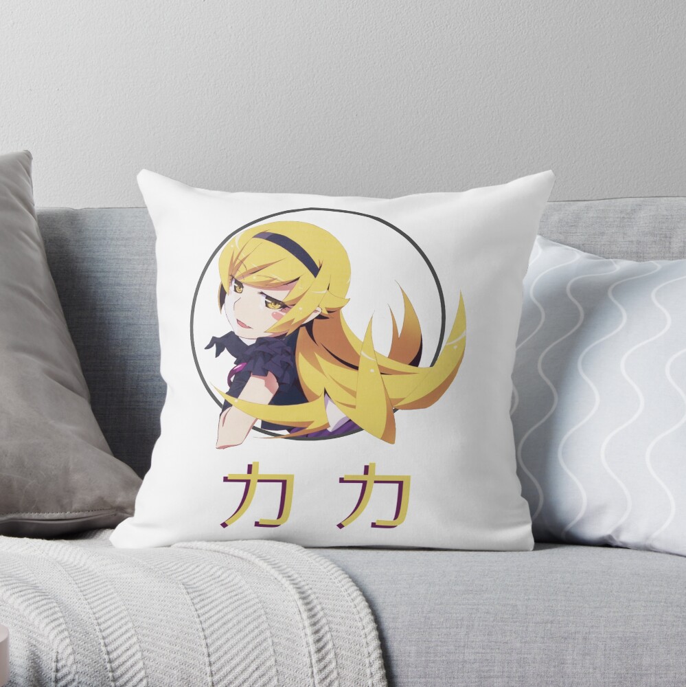 Kaka Oshino Shinobu Throw Pillow