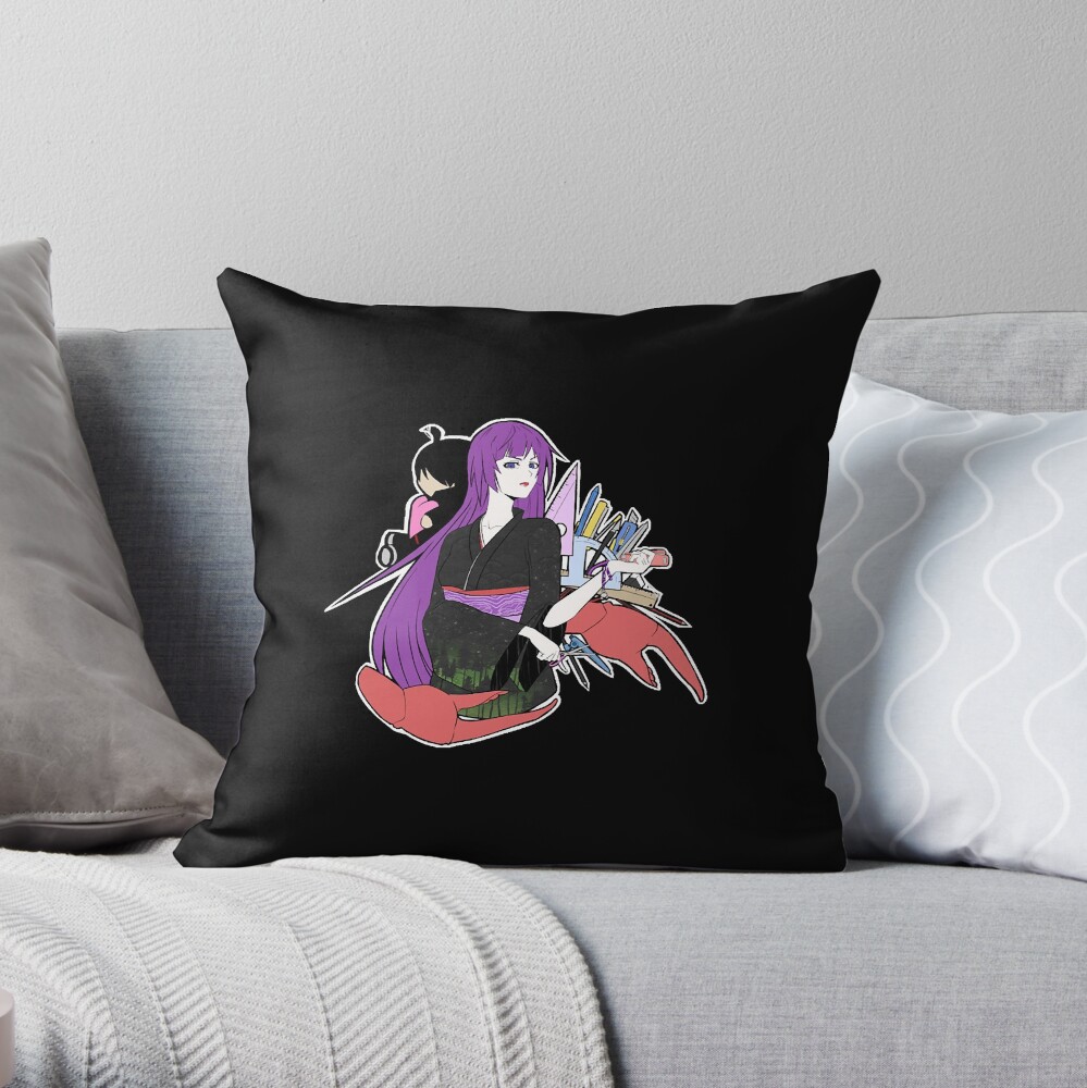 Senjougahara Kimono Bakemonogatari Throw Pillow